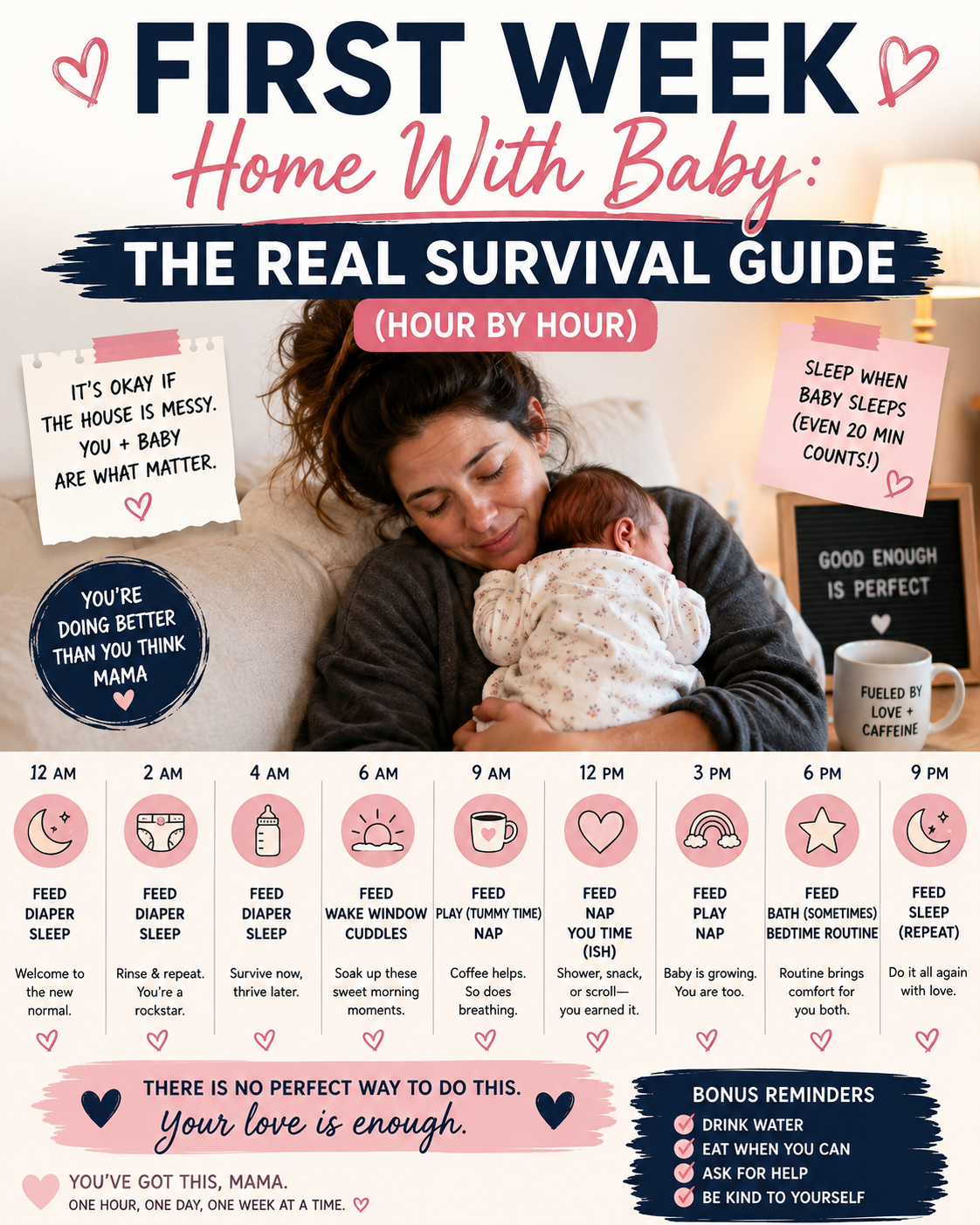First Week Home With Baby: The Real Survival Guide (Hour by Hour)