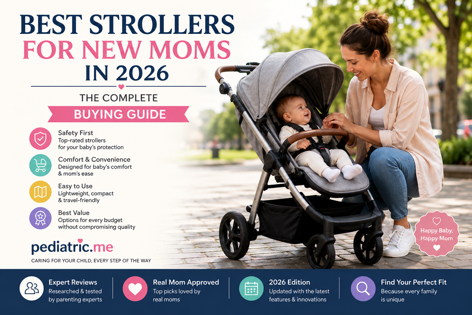 Best Strollers for New Moms in 2026: The Complete Buying Guide