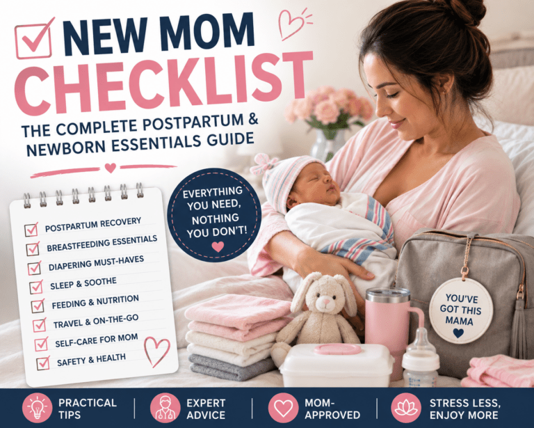 New Mom Checklist: The Complete Postpartum & Newborn Essentials Guide (2026)
