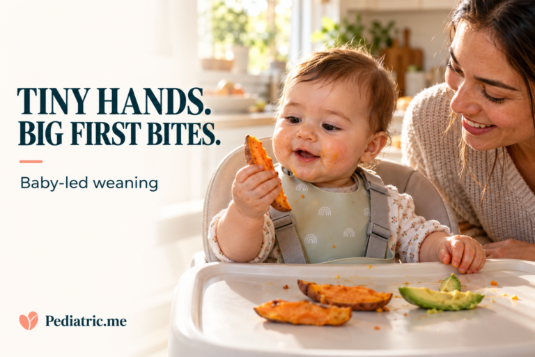 Baby-Led Weaning: How to Start, First Foods and Gagging vs. Choking