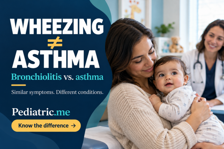 Bronchiolitis vs. Asthma: Why Is My Toddler Wheezing?