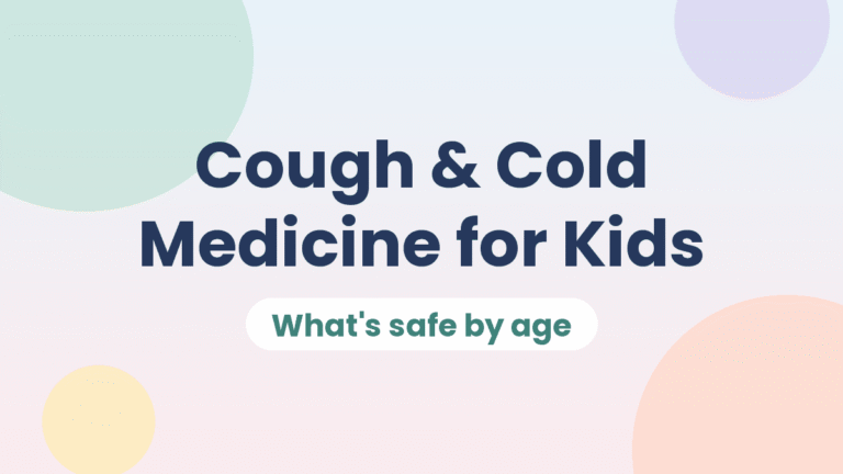 Cough and Cold Medicine for Kids: What’s Safe by Age